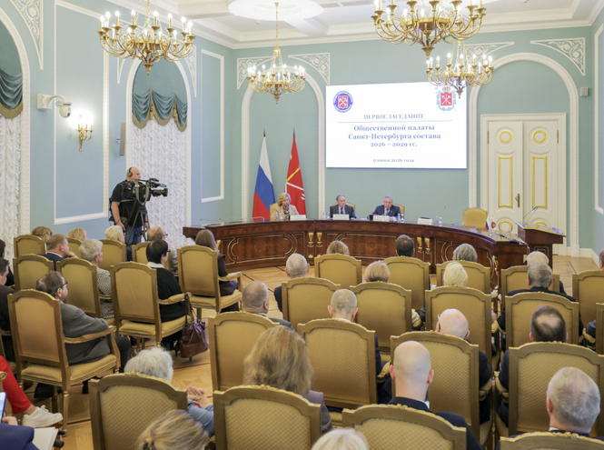 Ректор СПбГУТ принял участие в первом заседании Общественной палаты Санкт-Петербурга