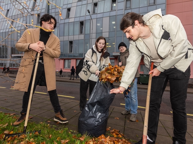 СПбГУТ присоединился к общегородскому субботнику