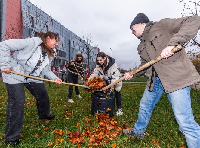 СПбГУТ присоединился к общегородскому субботнику