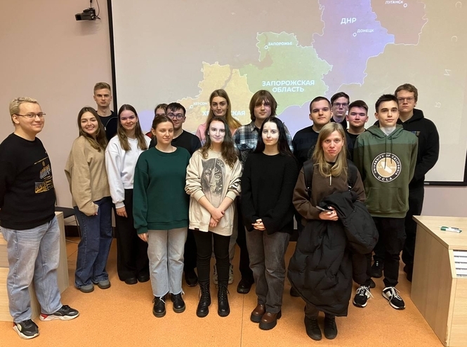 В СПбГУТ прошла встреча со студентом-волонтером СВО