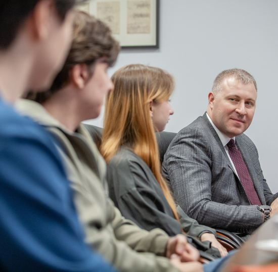 Ректор СПбГУТ встретился с первокурсниками-высокобалльниками