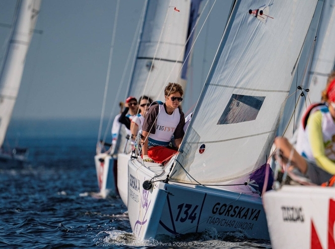 «Бончевцы» приняли участие в студенческих соревнованиях по парусному спорту