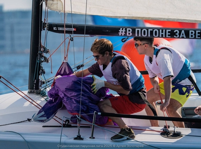 «Бончевцы» приняли участие в студенческих соревнованиях по парусному спорту