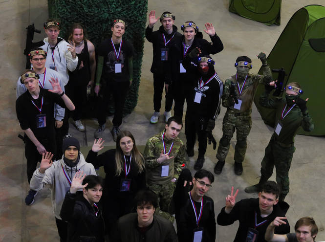 В СПбГУТ прошел турнир по лазертагу между командами факультетов